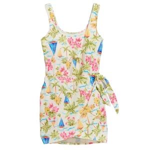 Old Navy Swimsuit Dress One-Piece Sail Boats